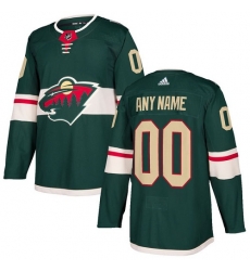 Men Women Youth Toddler Youth Green Jersey - Customized Adidas Minnesota Wild Home Men Women Youth Toddler Youth Green Jersey - Customized Adidas Minnesota Wild Home