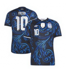 Youth 10Lionel Messi Argentina National Team adidas 2026 Away Replica Jersey Black 2
