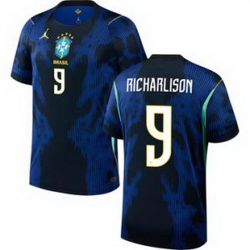 Men 9 Brazil National Team Richarlison 2026 Home Jersey 2