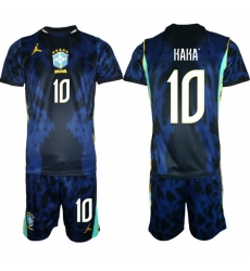 Men Brazil 2026 FIFA World Cup Blue Away Soccer Jersey KAKA #10 Men Brazil 2026 FIFA World Cup Blue Away Soccer Jersey KAKA #10
