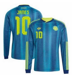 Men Colombia James Rodriguez 2026 Away Replica Turquoise Jersey 1 Men Colombia James Rodriguez 2026 Away Replica Turquoise Jersey 1
