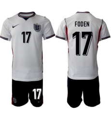 England FIFA World Cup 2026 White Soccer Jersey Phil Foden #17 England FIFA World Cup 2026 White Soccer Jersey Phil Foden #17