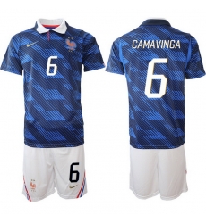 Men France 2026 FIFA World Cup Blue Soccer Jersey #6 Eduardo Camavinga Men France 2026 FIFA World Cup Blue Soccer Jersey #6 Eduardo Camavinga