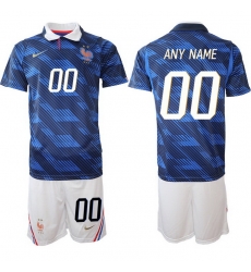 Men France 2026 FIFA World Cup Blue Soccer Jersey Custom