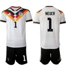 Germany 2026 FIFA World Cup Soccer Jersey White #1 NEUER