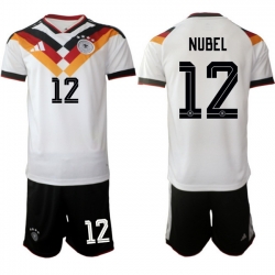 Germany 2026 FIFA World Cup Soccer Jersey White #12 NUBEL