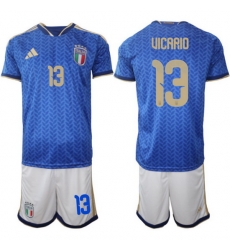 Italy Home Blue Soccer Jersey 0016 Italy Home Blue Soccer Jersey 0016
