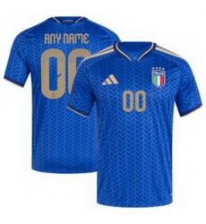 Men Italy National Team Custom Home Replica 1 Men Italy National Team Custom Home Replica 1