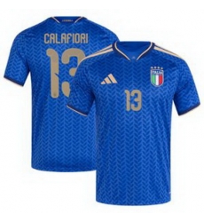 Men Italy National Team Riccardo Calafiori Home 1 Men Italy National Team Riccardo Calafiori Home 1