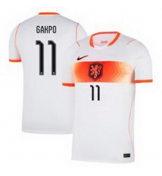 Men 11 Netherlands National Cody Gakpo 2026 Away Stadium  2