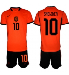 Men Netherlands 2026 Soccer Jerseys Orange #10 Wesley Sneijder