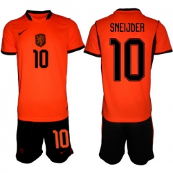 Men Netherlands 2026 Soccer Jerseys Orange #10 Wesley Sneijder