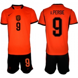 Men Netherlands 2026 Soccer Jerseys Orange #9 Robin van Persie