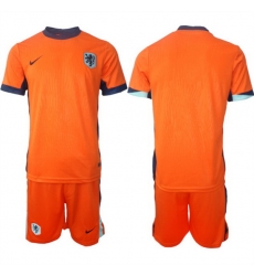 Men Netherlands Custom Orange 2024 25 Home Soccer Jersey Suit Men Netherlands Custom Orange 2024 25 Home Soccer Jersey Suit