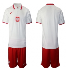 Mens Poland Short Soccer Jerseys 002 Mens Poland Short Soccer Jerseys 002