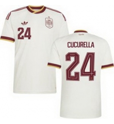 Men 24 Spain Marc Cucurella World Cup 2026 Away Replica Jersey   2