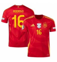 Men Spain Team 16 Olivia Rodrigo Scarlet 2024 Home Soccer Jersey Men Spain Team 16 Olivia Rodrigo Scarlet 2024 Home Soccer Jersey