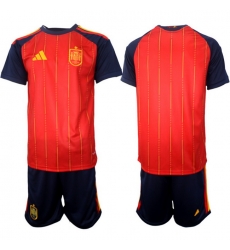 Spain 2026 FIFA World Cup Soccer Jersey Red BLANK Spain 2026 FIFA World Cup Soccer Jersey Red BLANK