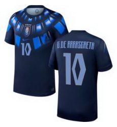 Men 10 Uruguay Giorgian de Arrascaeta Away Replica Jersey World   2