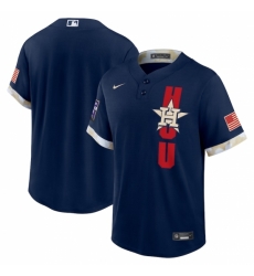 Men's Houston Astros Blank Nike Navy 2021 MLB All-Star Game Replica Jersey Men's Houston Astros Blank Nike Navy 2021 MLB All-Star Game Replica Jersey