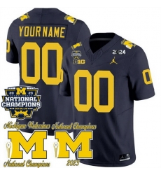 Men Women Youth Michigan Wolverines ACTIVE PLAYER Custom Navy F U S E CFP 2023 National Champions Patch Vapor Stitched Football Jersey Men Women Youth Michigan Wolverines ACTIVE PLAYER Custom Navy F U S E CFP 2023 National Champions Patch Vapor Stitched Football Jersey