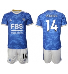 Men Leicester City Soccer Jersey 014 Men Leicester City Soccer Jersey 014