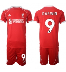Men Liverpool 2026 Soccer Jerseys Red #9 DARWIN