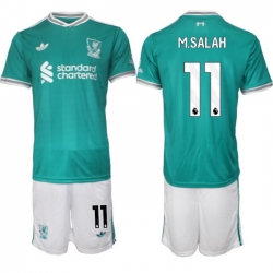 Men Liverpool 2026 Soccer Jerseys Teal #11 M.SALAH