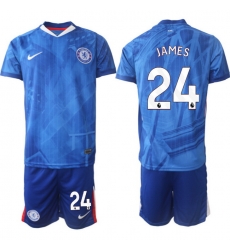 Men Chelsea 2026 Soccer Jerseys Blue #24 JAMES Men Chelsea 2026 Soccer Jerseys Blue #24 JAMES