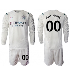 Men Manchester City Long Sleeve Soccer Jerseys 520 Customized Men Manchester City Long Sleeve Soccer Jerseys 520 Customized
