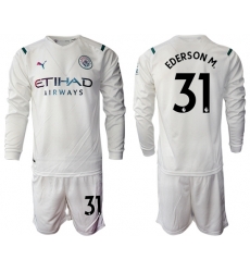 Men Manchester City Long Sleeve Soccer Jerseys 521 Men Manchester City Long Sleeve Soccer Jerseys 521