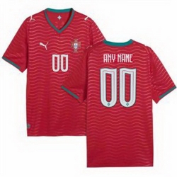 Women 00 Portugal Custom Home Replica Jersey   1