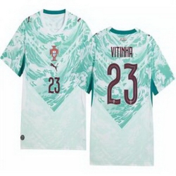 Women 23 Portugal Replica Vitinha Long Sleeve Away Jersey   1