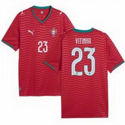 Women 23 Portugal Vitinha Home Replica Jersey   1