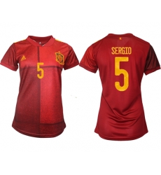 Women Spain Soccer Jerseys 012 Women Spain Soccer Jerseys 012