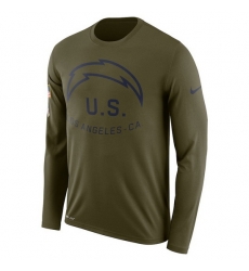 Los Angeles Chargers Men Long T Shirt 002 Los Angeles Chargers Men Long T Shirt 002