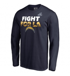 Los Angeles Chargers Men Long T Shirt 008 Los Angeles Chargers Men Long T Shirt 008