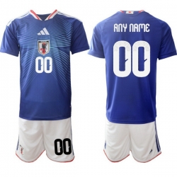 Men Japan 2026 Soccer Jerseys Blue #00 CUSTOM