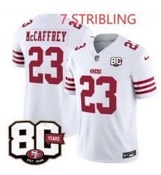 STRIBLING 49ers 80th Anniversary White Jersey Men STRIBLING 49ers 80th Anniversary White Jersey Men