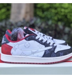 x Travis Scott x Air Jordan 1 Low Custom made Red White x Travis Scott x Air Jordan 1 Low Custom made Red White