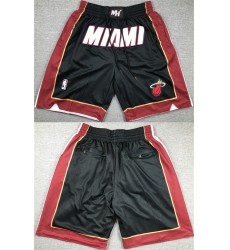 Men Miami Heat Black Shorts 28Run Small 29 Men Miami Heat Black Shorts 28Run Small 29