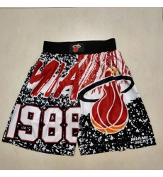 Miami Heat Basketball Shorts 028 Miami Heat Basketball Shorts 028