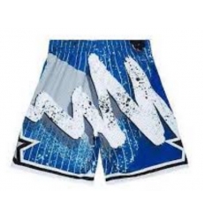 Men Orlando Magic Blue White Mix Color NBA Shorts Men Orlando Magic Blue White Mix Color NBA Shorts