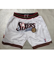 Philadelphia 76ers Basketball Shorts 011 Philadelphia 76ers Basketball Shorts 011