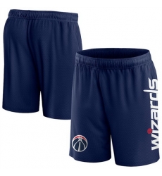 Men Washington Wizards Navy Post Up Mesh Shorts Men Washington Wizards Navy Post Up Mesh Shorts