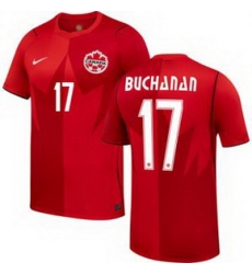 Men 17 Canada Tajon Buchanan Replica Away   1