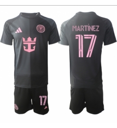 Men Inter Miami CF 17 Josef Martnez 2025 Black Away Soccer Jersey Suit Men Inter Miami CF 17 Josef Martnez 2025 Black Away Soccer Jersey Suit