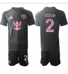 Men Inter Miami CF 2026 Soccer Jerseys Black #2 YEDLIN