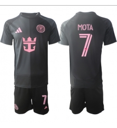 Men Inter Miami CF 2026 Soccer Jerseys Black #7 MOTA Men Inter Miami CF 2026 Soccer Jerseys Black #7 MOTA