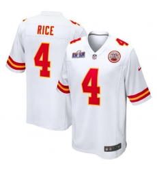 Youth Kansas City Chiefs 4 Rashee Rice White 2023 F U S E Vapor Untouchable Limited Stitched 2024 Super Bowl LVIII Jersey Youth Kansas City Chiefs 4 Rashee Rice White 2023 F U S E Vapor Untouchable Limited Stitched 2024 Super Bowl LVIII Jersey